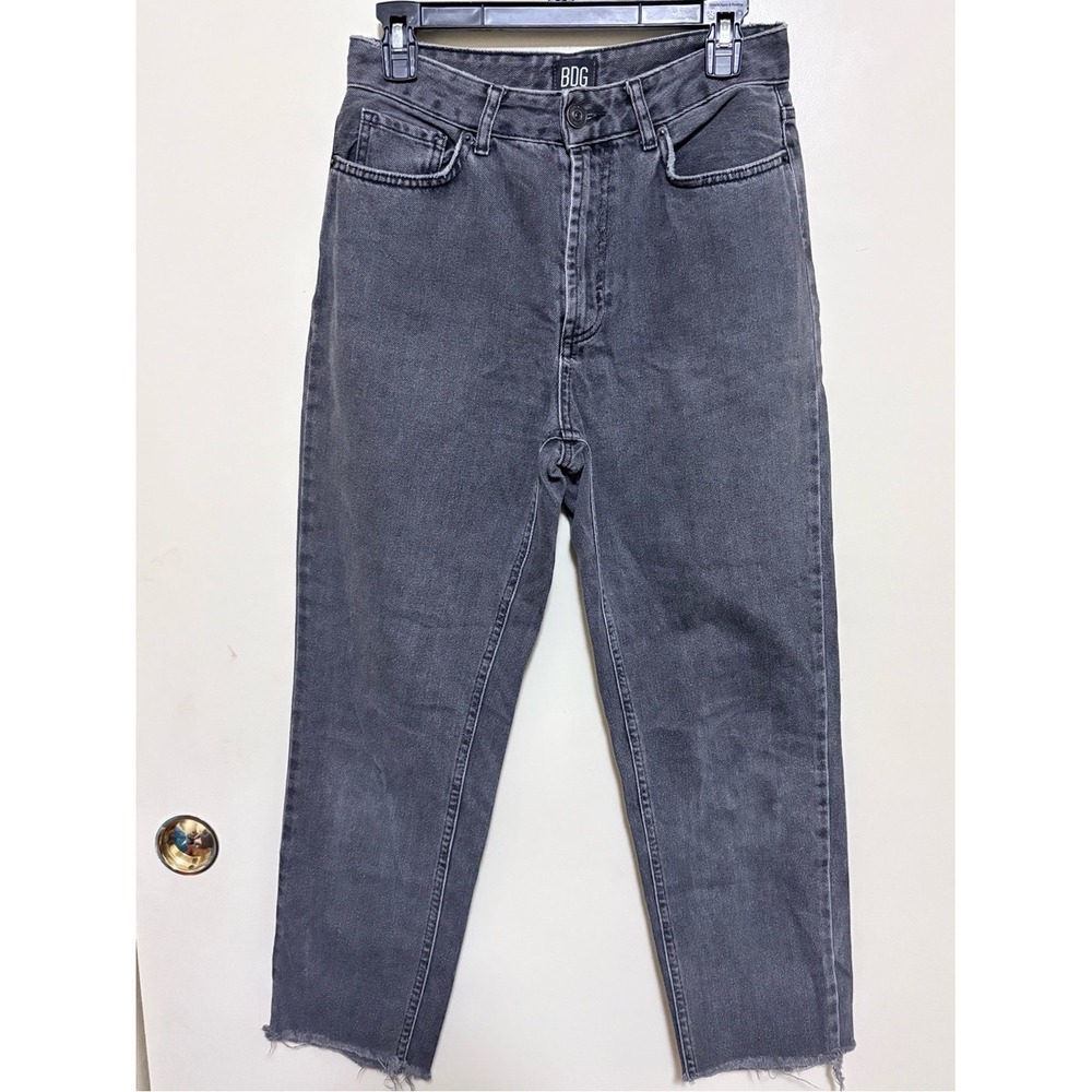 BDG Women's Black Straight Leg Mom Jeans
